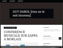 Tablet Screenshot of guydarol.com